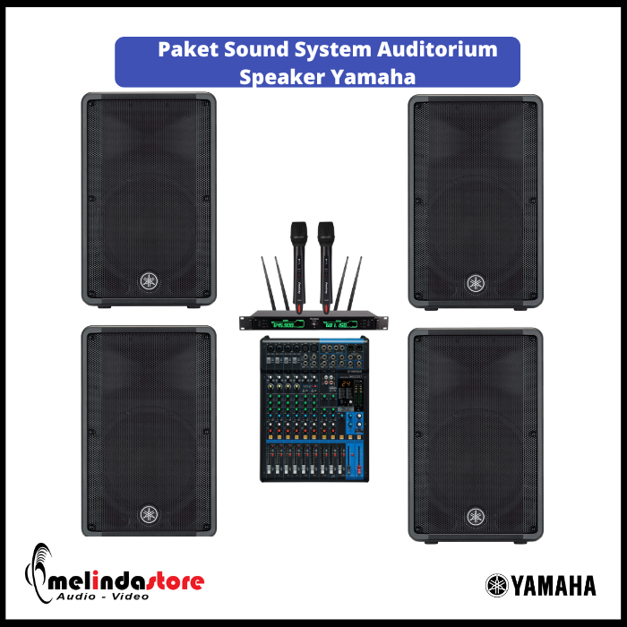 Paket Auditorium Speaker Yamaha DBR12 - 4 Speaker